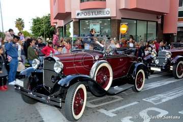 La Cabalgata Real recorre la zona comercial de Los Llanos de Telde (Foto Antonio Alí y Francisco Javier Santana)